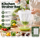 🥛 PROMO : 1 ACHETÉ, 1 OFFERT ! Sac Filtrant Alimentaire en Nylon – Maille Haute Densité, Fermeture à Cordon & Réutilisable for un Lait de Soja, Jus ou Vin Parfaitement Lisse Sans Résidus 🌿✨