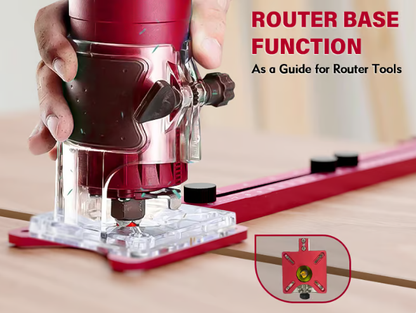 🎁 PROMO FLASH : 50% DE RÉDUCTION ! Support de Fraisage Rainureur 3-en-1 – Base Défonceuse Modulaire, Échelles Pouces/cm & Distance Réglable for un Défonçage, Fraisage et Rainurage de Précision 🛠️✨