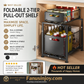 📦 PROMO FLASH : 50% DE RÉDUCTION ! Organisateur de Placard à Double Étagère Coulissante – 5 Réglages en Hauteur, Acier au Carbone & Sans Montage for un Rangement Optimal dans Toute la Maison ✨🏠