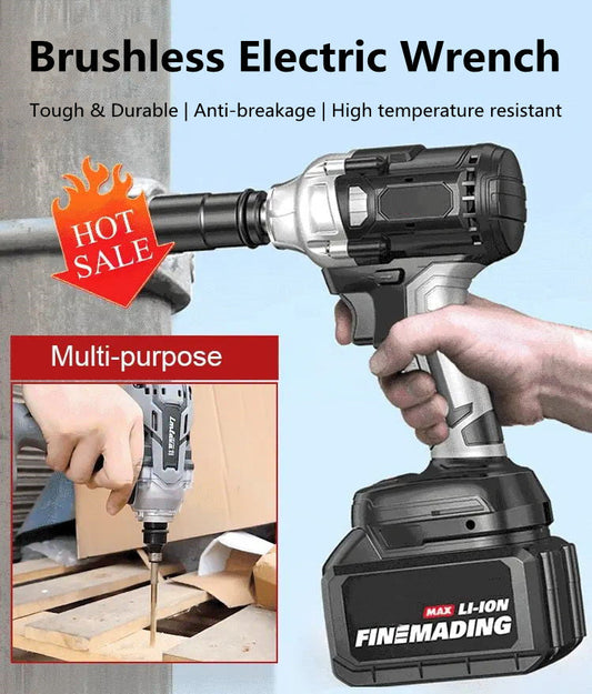 ⚡ Brushless Electric Driver - Powerful, no brushes to wear out!