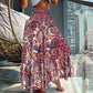 👗💐 PROMO FLASH 50% ! Jupe Florale Longue Femme Taille Haute – Tissu Léger & Respirant, Taille Élastique, Style Bohème Chic & Polyvalent pour l'Été 🌸
