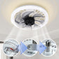 🎒🛌 PROMO FLASH 50% ! Ventilateur Lumineux Portable avec Col Réglable – 2-en-1, 4 Vitesses, 3 Niveaux Lumière, Télécommande, Silencieux, Idéal Chevet & Dortoir 🚐🌌