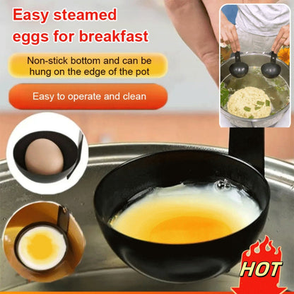 🍳 ACHETEZ 1, OBTENEZ 1 GRATUIT ! 🥚 Moules à Œufs Pochés « Hanging Ear » – Anti-Déformation, Silicone Alimentaire & Accrochage Pratique – Parfaits pour des Œufs Pochés Parfaits Chaque Jour 🌿
