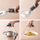 🍲 -50% ! ✨ Pince Anti-Brûlure pour Bols – Acier Inox + Silicone + PP – Réglable & Résistante à la Chaleur pour Cuisine Sécurisée 🔧