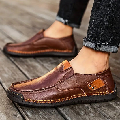 Zapatos clásicos y cómodos de cuero para hombre