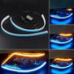 🚗 PROMO FLASH : 50% DE RÉDUCTION ! Bande LED à Flux Dynamique Bi-Couleur – Étanche 30 cm, 12V – 1 Paire for Style Auto Unique ✨