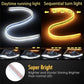🚗 PROMO FLASH : 50% DE RÉDUCTION ! Bande LED à Flux Dynamique Bi-Couleur – Étanche 30 cm, 12V – 1 Paire for Style Auto Unique ✨