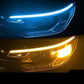 🚗 PROMO FLASH : 50% DE RÉDUCTION ! Bande LED à Flux Dynamique Bi-Couleur – Étanche 30 cm, 12V – 1 Paire for Style Auto Unique ✨