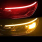 🚗 PROMO FLASH : 50% DE RÉDUCTION ! Bande LED à Flux Dynamique Bi-Couleur – Étanche 30 cm, 12V – 1 Paire for Style Auto Unique ✨