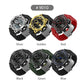 🔥 -50% ! ⌚ Montre de Sport Lumineuse Imperméable pour Homme – Alliage Zinc + ABS – 50 m – Chrono/Alarme/Date – 6 Coloris – Noir/Vert/Bleu/Argenté/Doré/Rouge 🏊