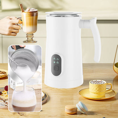 ☕ PROMO FLASH : 50% DE RÉDUCTION ! Mousseur à Lait 4-en-1 350 ml – Mousse Chaude Dense, Aérée ou Froide & Chauffe-Lait, Acier Inoxydable 304 for un Café de Barista à la Maison ✨🥛