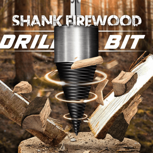 🔩 PROMO FLASH : 50% DE RÉDUCTION ! Mèche Fendeuse de Bûches Conique en Acier Trempé pour Perceuse 32/42 mm for un Fendage de Bois Rapide, Sûr et Sans Effort ✨