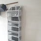 🏠 PROMO LIMITÉE -50% ! 📦 Organisateur Suspendu 5 Étagères Grande Capacité – Poches Maille, Flexible & Tissu Résistant Durable 🌿