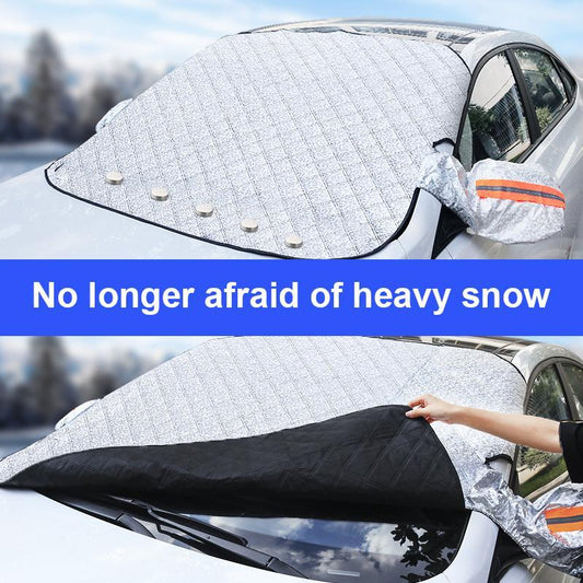 🚗❄️ PROMO FLASH : 50% DE RÉDUCTION ! Bâche Pare-Brise 2-en-1 Anti-Givre & Pare-Soleil – Réversible Hiver/Été & Fixation Antivol for une Protection 4 Saisons ✨