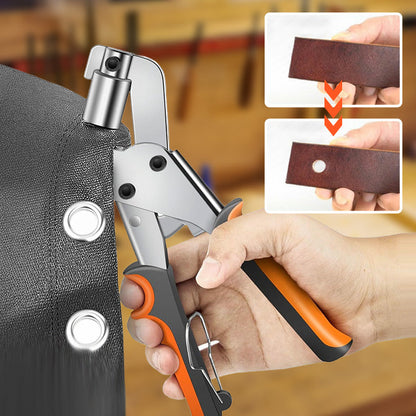 🛠️🔥 PROMO FLASH 50% ! Kit Complet Pince à Oeillets Pro – Pour Bâches, Toile, Cuir, avec Oeillets Inclus, Installation Facile 🔩