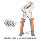 🛠️🔥 PROMO FLASH 50% ! Kit Complet Pince à Oeillets Pro – Pour Bâches, Toile, Cuir, avec Oeillets Inclus, Installation Facile 🔩