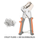 🛠️🔥 PROMO FLASH 50% ! Kit Complet Pince à Oeillets Pro – Pour Bâches, Toile, Cuir, avec Oeillets Inclus, Installation Facile 🔩