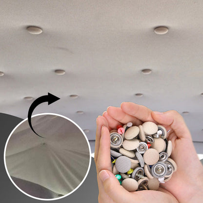🚗 PROMO FLASH : 50% DE RÉDUCTION ! Kit de Réparation de Garniture de Toit – Boutons Pression Anti-Rouille & Vis Courtes Sans Dommages, Installation Complète DIY for un Ciel de Toit Comme Neuf ✨🛠️