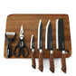 🔥🔪 PROMO LIMITÉE 50% ! Ensemble Couteaux de Chef Professionnels 6 Pièces – Acier Inoxydable, Manche Bois, Tranchant Durable, Texturé Martelé, Parfait pour Toutes Cuisines ✨