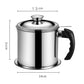 🍶 PROMO LIMITÉE -50% ! ✨ Bocal à Huile de Cuisine en Acier Inoxydable 304 – Anti-Goutte, Sans BPA, Filtre Amovible, Idéal Cuisine & Table 🧑‍🍳🌿