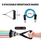 💪📢 PROMO FLASH 66% ! Kit Bandes de Résistance 12 Pièces – 10-100 LBS, Latex Naturel, Mallette Transport, Parfait pour Home Gym & Fitness N'importe Où 🏅