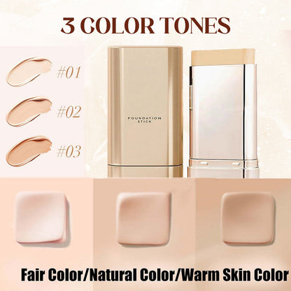 ✨Oferta especial compre 2 y llévese 1 gratis✨Base de maquillaje en barra de doble punta, impecable y de larga duración