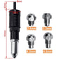 🔧 PROMO LIMITÉE -50% ! 📣 Kit Adaptateur Professionnel Pistolet à Rivets – Boîtier Aluminium, 4 Boulons Buse, 120 Rivets 6 Tailles, Compatible Toutes Perceuses · Acier Allié ✨