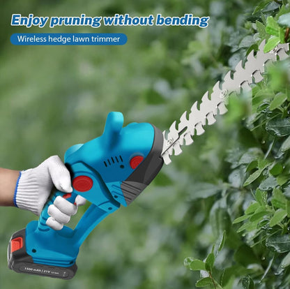 🏆✂️ PROMO LIMITÉE 50% ! Sécateur & Taille-Haie Électrique sans Fil 2 en 1 – Tête Pivotante 130°, Moteur Cuivre, Léger, Parfait pour Taille & Entretien Jardin 🌿