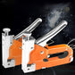 🔨✨ PROMO FLASH 50% ! Pistolet à Clous et Agrafes 3-en-1 pour Bois – Manuel, Impact par Rebond, Acier Allié, 2 Coloris, Idéal Bricolage & Menuiserie