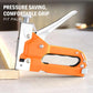 🔨✨ PROMO FLASH 50% ! Pistolet à Clous et Agrafes 3-en-1 pour Bois – Manuel, Impact par Rebond, Acier Allié, 2 Coloris, Idéal Bricolage & Menuiserie
