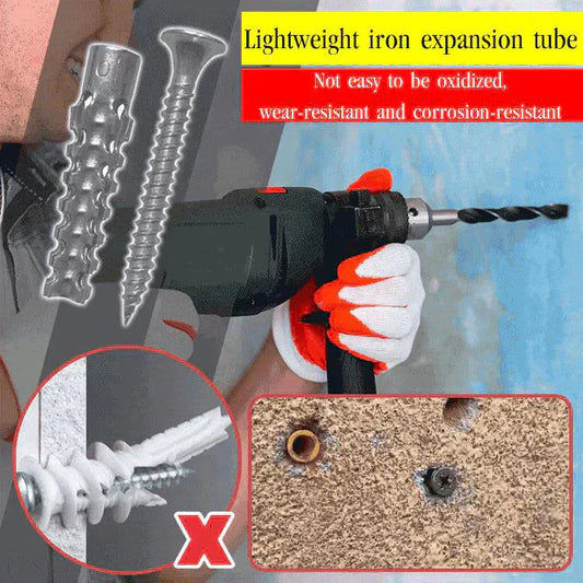 🔩 50% DE RÉDUCTION ! 🧱 Vis à Expansion Crantée Renforcée – Acier Galvanisé – Anti-Rotation & Fixation Béton/Brique pour Maçonnerie – Lot de 30/100 🛠️