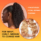 ⏳ PROMO FLASH : 50% DE RÉDUCTION ! 💇‍♀️ Après-Shampoing Sans Rinçage Hydratant & Volume – Réparation & Anti-Frisottis – 280 ml / 100 ml for Cheveux Rebondis ✨