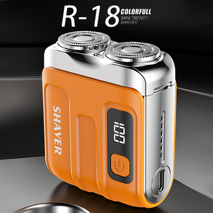 🪒 50% DE RÉDUCTION ! ⚡ Mini Rasoir Électrique Portable – Lame Acier Importé – Détection AI & Charge Rapide for Homme