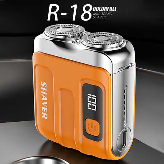 🪒 50% DE RÉDUCTION ! ⚡ Mini Rasoir Électrique Portable – Lame Acier Importé – Détection AI & Charge Rapide for Homme