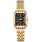 🔥🎁 PROMO FLASH 70% ! Montre Bracelet Quartz Femme Luxe – Boîtier Rectangulaire, Cadran Dégradé, Aiguilles Délicates, Style Moderne & Sophistiqué ✨