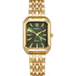 🔥🎁 PROMO FLASH 70% ! Montre Bracelet Quartz Femme Luxe – Boîtier Rectangulaire, Cadran Dégradé, Aiguilles Délicates, Style Moderne & Sophistiqué ✨