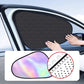 🚗💥 PROMO FLASH 50% ! Pare-Soleil Vitres Latérales Voiture – Anti-UV, Courbé, Universel, Film Statique, 5 Configurations, Idéal Protection Conducteur & Passagers ☀️