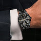 ⌚ -50% ! 💎 Montre Homme Luxe Analogique Quartz Étanche 3 Bar – Acier Inoxydable – Cadran Miroir Losange – Boucle Papillon – 41 mm – 5 Coloris 🕶️