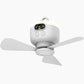 📢🌬️ PROMO FLASH 40% ! Ventilateur de Plafond Rechargeable avec Éclairage LED – Pales 270mm, Batterie 8000mAh, Moteur Silencieux, Télécommande, Minuterie, Parfait pour Tente, Chambre ou Urgence ✨