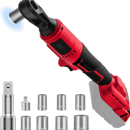 🔧⚡ OFFRE FINALE 50% ! Clé à Cliquet Sans Fil Sans Balai 3/8" – Moteur Haute Performance, LED, Design Compact, Rechargeable, Kit 4 Douilles ✨