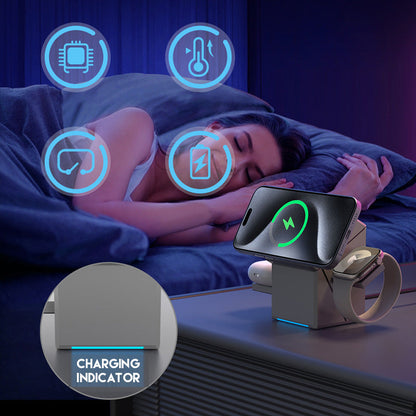 ⚡🔋Offers-3-in-1 Foldable Magnetic Wireless Charging Station