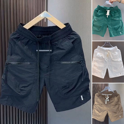 ⏰ -50% – NOUVELLE ARRIVÉE ! 👖☀️ Short Décontracté Confort Taille Élastique pour Homme – Ceinture Extensible, Léger & Respirant – Confort Toute la Journée pour l’Été 🏖️🌊✨