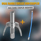 ⚙️🔧 PROMO FLASH 50% ! Coupleur de Graisseur à Double Poignée Haute Pression – Compatible Tous Pistolets, Joint Anti-Fuite, Robuste, 3 Configurations, Parfait Atelier & Garage 🚗