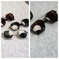 ✨ VENTE FLASH -50% ! 🕶️ Lunettes Soleil Polarisées Double Pont Géométrique – UV400, TR90 Légères, Style Rétro Audacieux · Or, Café, Vert, Gris & Bleu 💥 5PCS à 9.99€/pièce