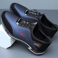 ✨👞 PROMO FLASH 50% ! Mocassins Homme Orthopédiques Légers à Enfiler – Cuir PU Souple, Soutien de Voûte Intelligent, Semelle Caoutchouc, 4 Couleurs, EU39-44, Parfaits pour Quotidien & Randonnée 🏃‍♂️