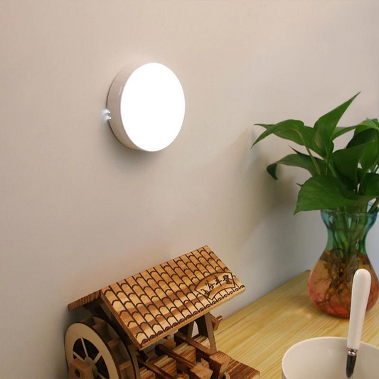 💡🧲 PROMO FLASH : 50% DE RÉDUCTION ! Veilleuse LED Ronde Rechargeable USB avec Détecteur de Mouvement – Fixation Magnétique Sans Fil & Autonomie 90 Jours for un Éclairage Intelligent dans Couloirs et Placards ✨