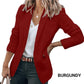 👗 PROMO LIMITÉE -50% ! ✨ Veste Élégante Col Revers Bouton Femme – Tissu Luxueux, Coupe Flatteuse, Facile d'Entretien · 6 Couleurs · S–XL · Bureau & Casual 💼