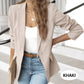 👗 PROMO LIMITÉE -50% ! ✨ Veste Élégante Col Revers Bouton Femme – Tissu Luxueux, Coupe Flatteuse, Facile d'Entretien · 6 Couleurs · S–XL · Bureau & Casual 💼