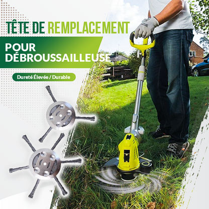🌿 OFFRES LIMITÉE : ACHETEZ 1, OFFERT 1 ! ⚙️ Tête de Remplacement pour Débroussailleuse – Universelle, Construction Durable & Installation Facile 🔧