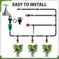 🌱 50% DE RÉDUCTION ! 💧 Système d’Arrosage par Brumisation Automatique – PP+POM – Réglable & Économie d’Eau 70% for Jardin & Serre